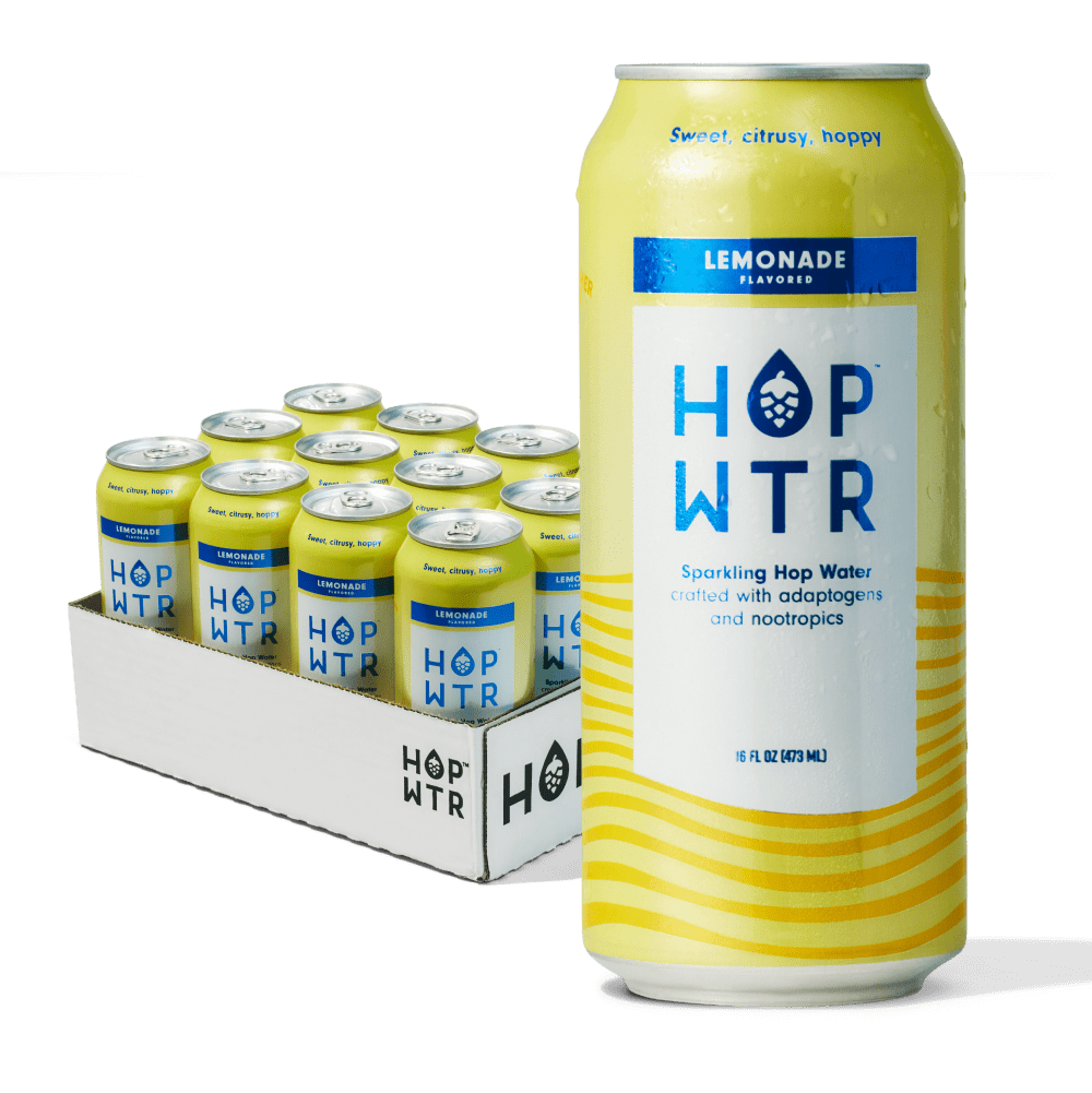 HOP-WTR 12 Pack Lemonade | 16oz Tall Boys