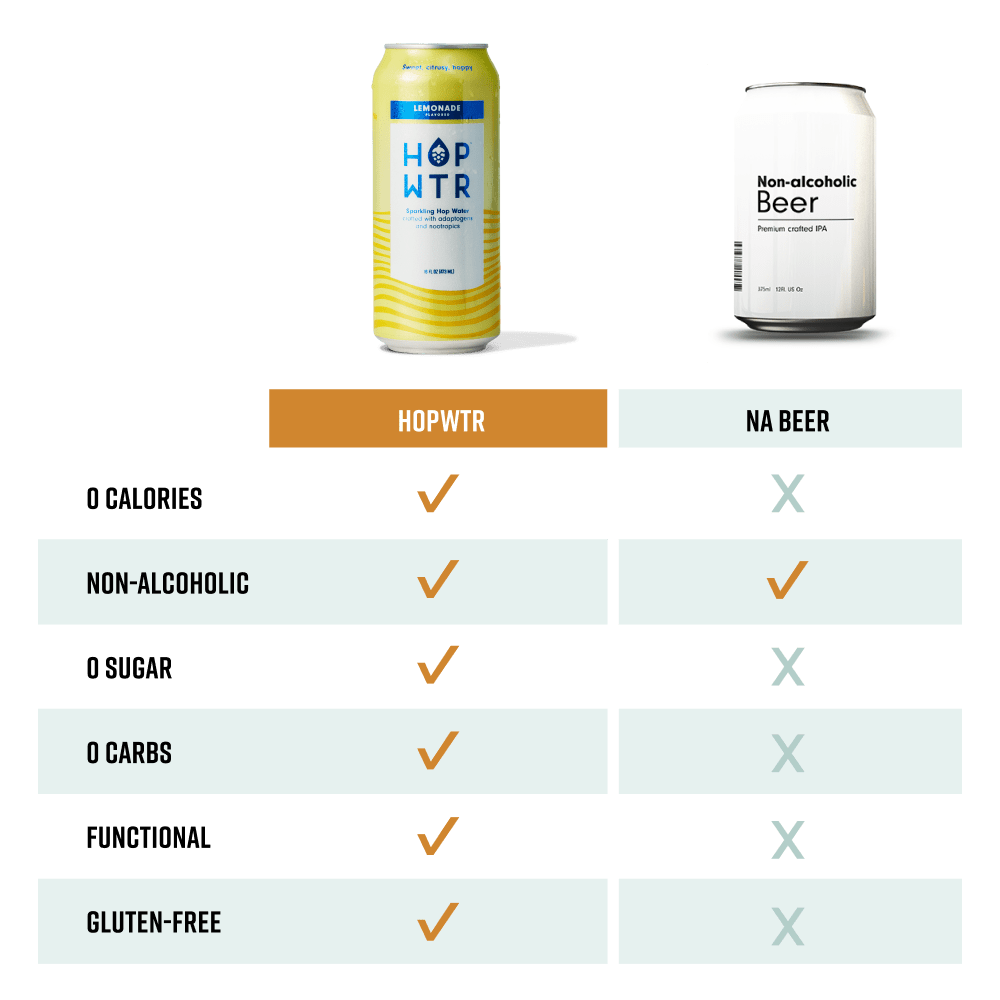 HOP-WTR 12 Pack Lemonade | 16oz Tall Boys