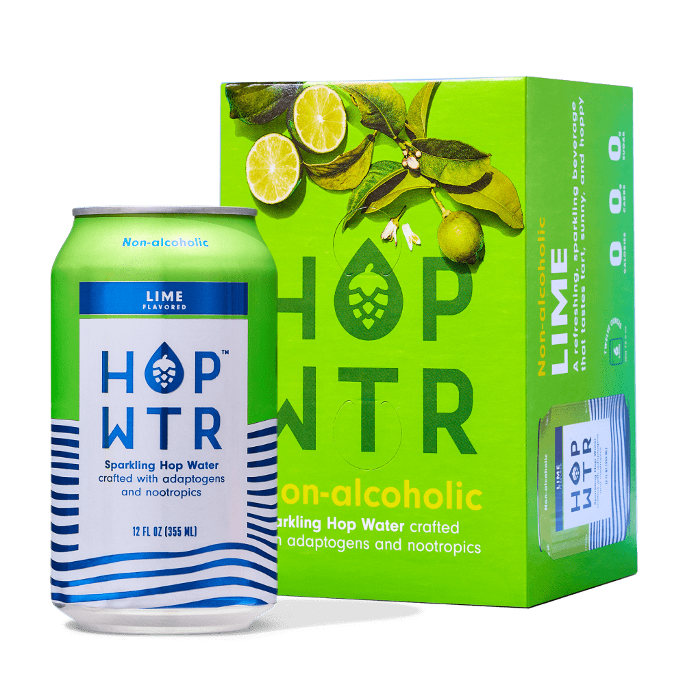 HOP-WTR 12 Pack Lime