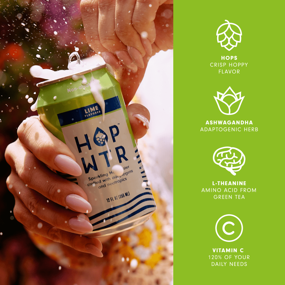 HOP-WTR 12 Pack Lime