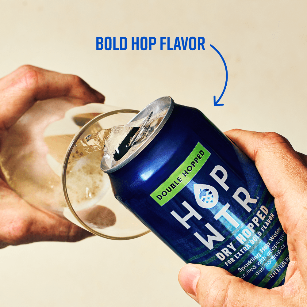 HOP-WTR 12 Pack NEW! Double Hopped | Improved 12-Ounce 12-Pack