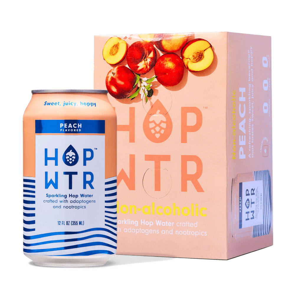 HOP WTR 12 Pack Peach