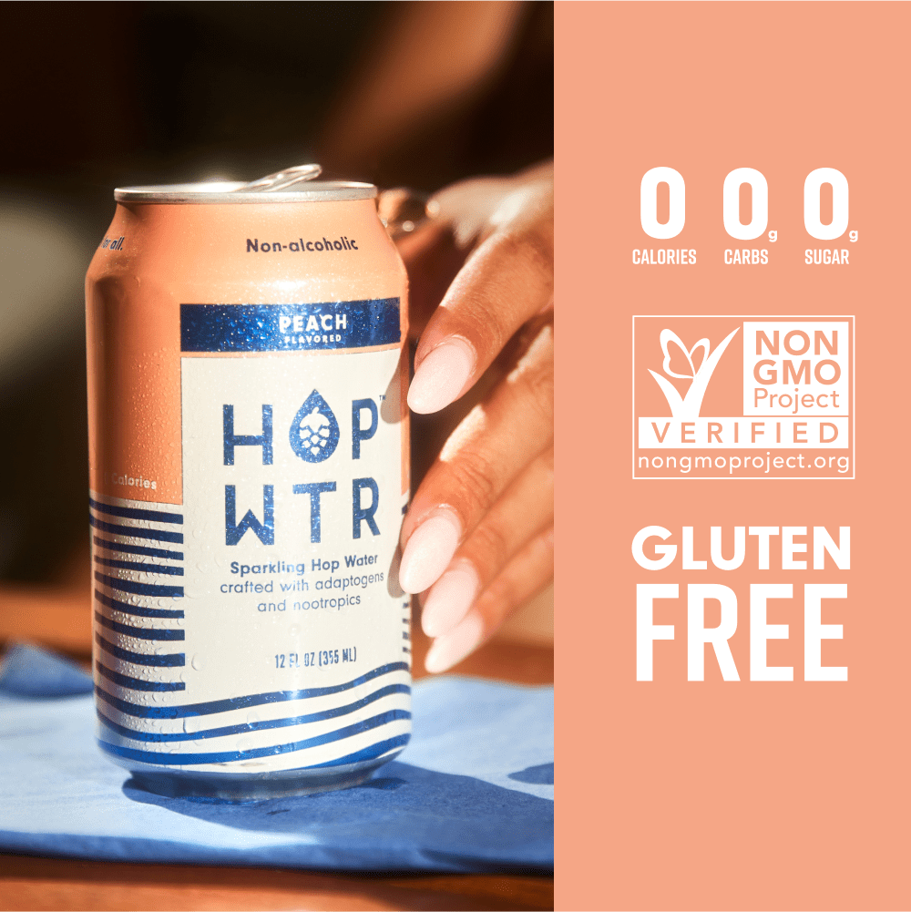 HOP WTR 12 Pack Peach