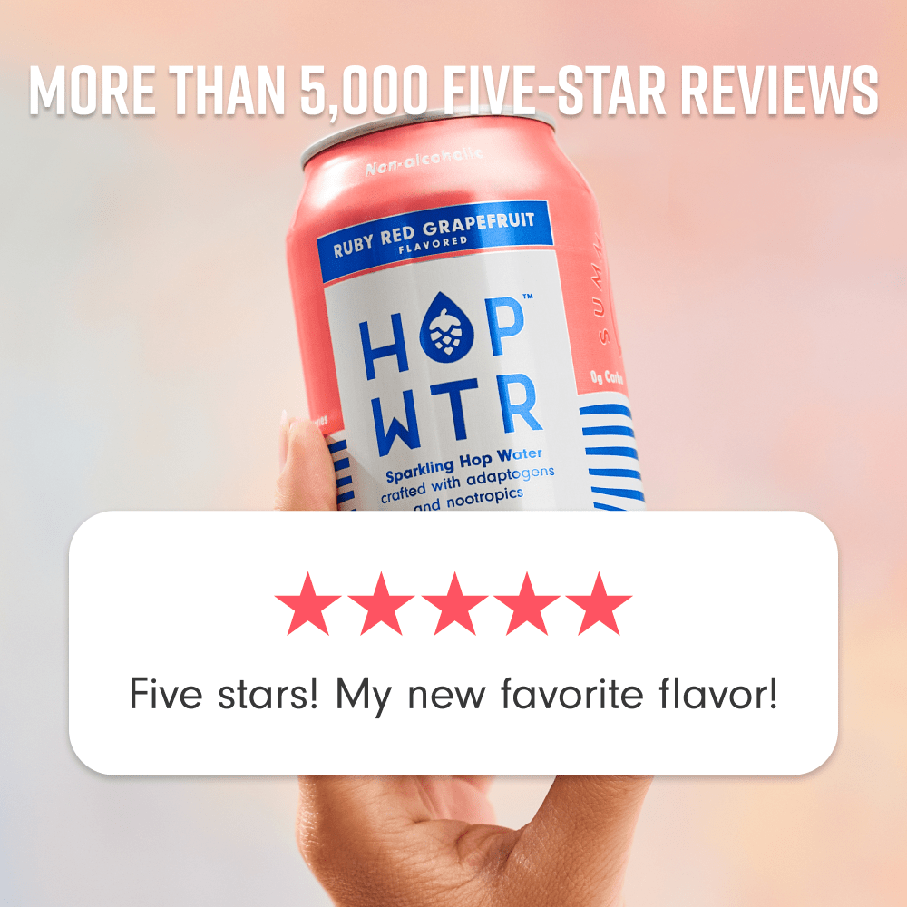 HOP-WTR 12 Pack Ruby Red Grapefruit