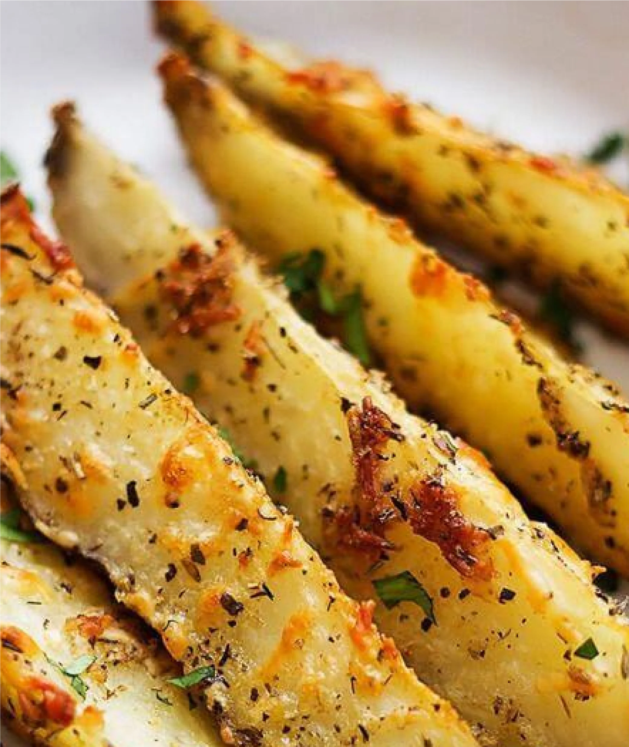 Recipe: Baked Garlic Parmesan Potato Wedges