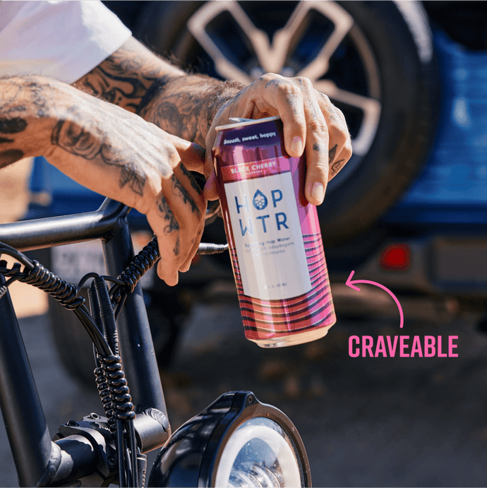 HOP-WTR 12 Pack 12-pack Black Cherry | 16oz Tall Boys