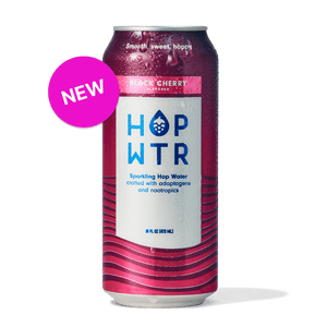 HOP-WTR 12-pack HOP WTR - Black Cherry - Sparkling Hop Water - 12 oz Cans