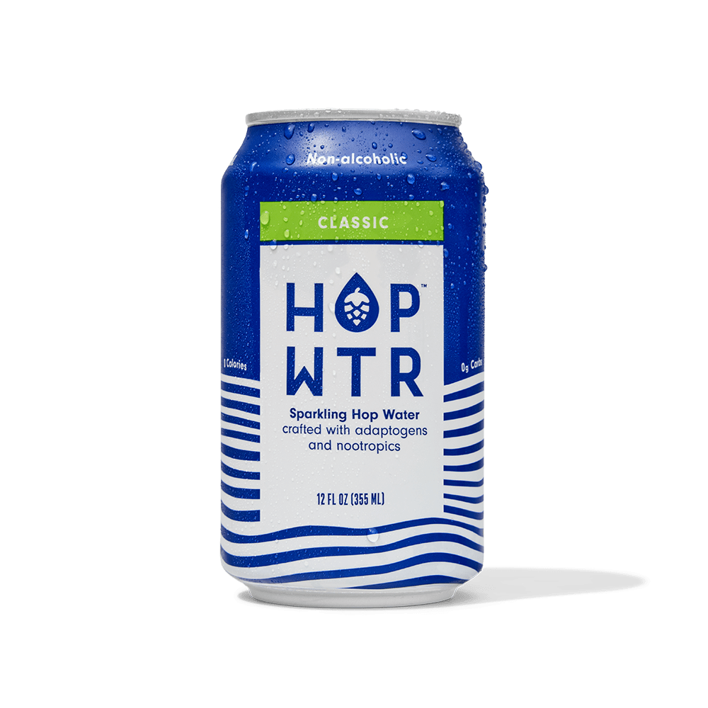 HOP-WTR 12-pack HOP WTR - Classic Flavor - Sparkling Hop Water - 12 oz Cans