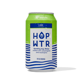 HOP-WTR 12-Pack HOP WTR - Lime - Sparkling Hop Water - 12 oz Cans