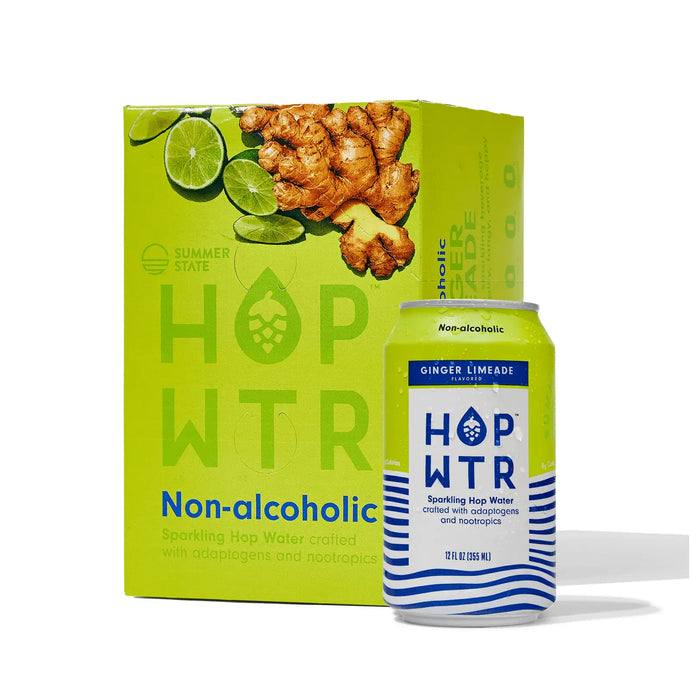 HOP-WTR 12 Pack 12-pack NEW Ginger Limeade