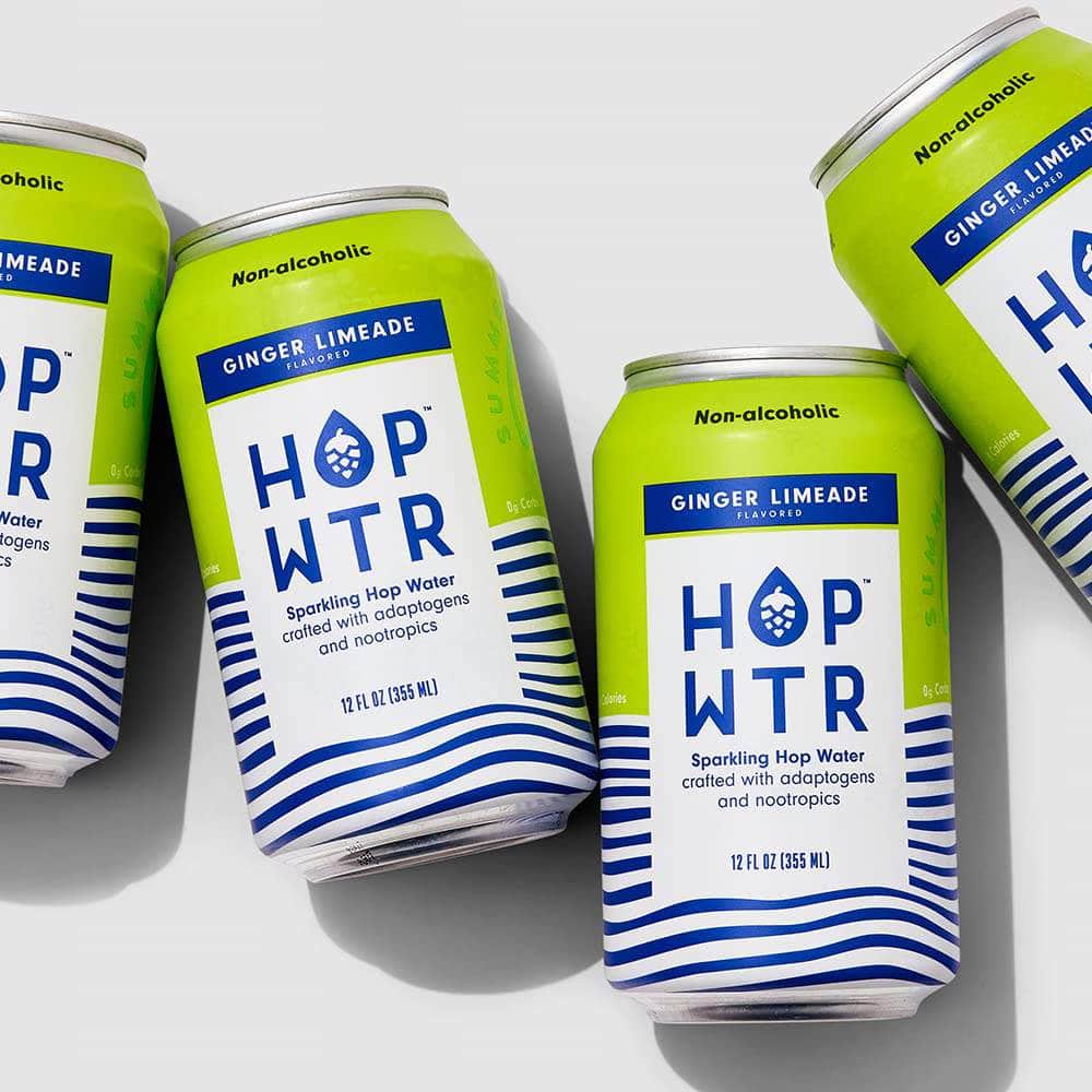 HOP-WTR 12-pack NEW Ginger Limeade - Pre Order for August Delivery