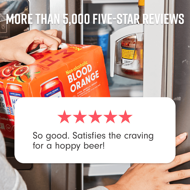HOP-WTR 12 Pack Blood Orange