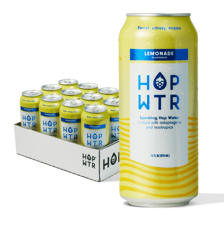 HOP-WTR 12 Pack Lemonade | 16oz Tall Boys