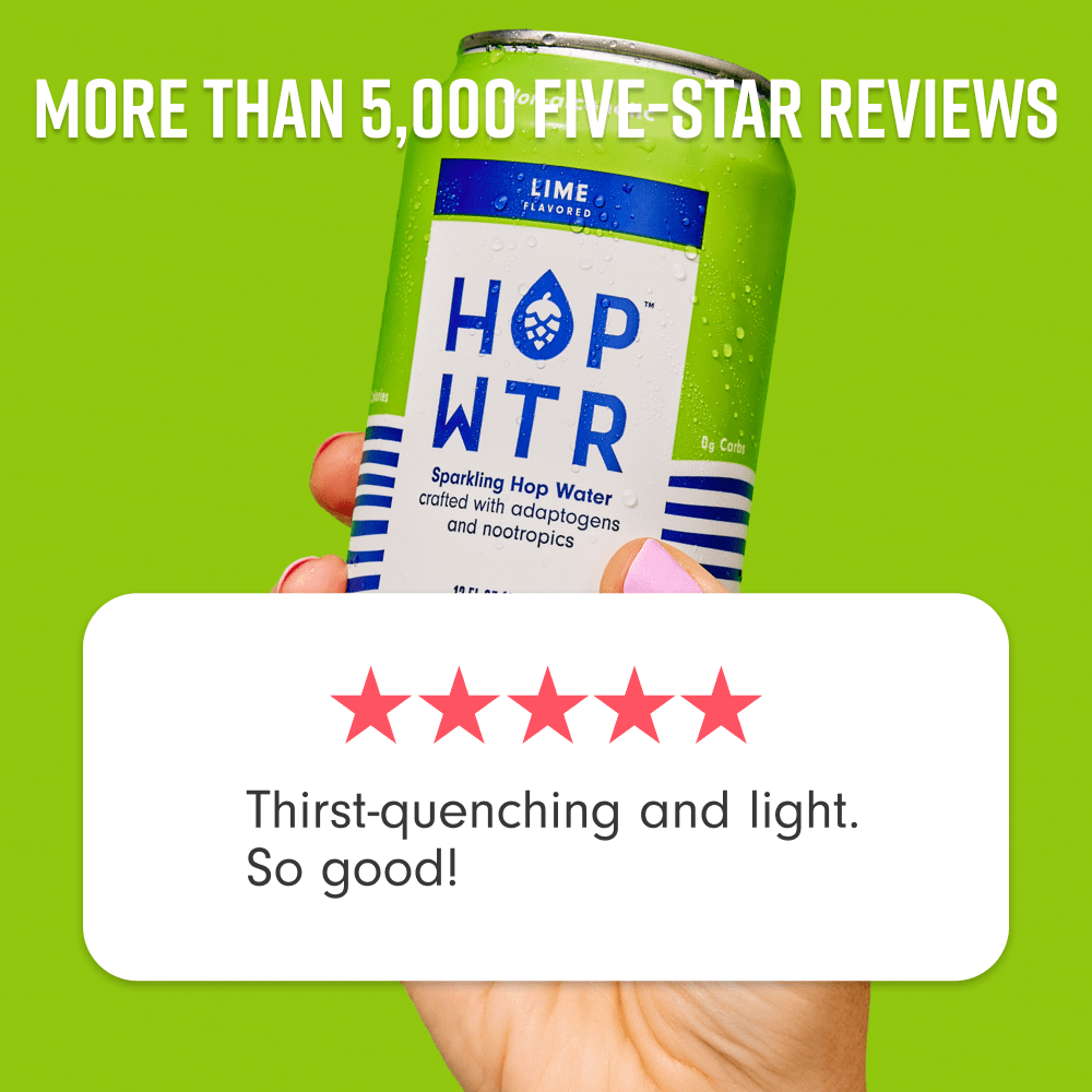 HOP-WTR 12 Pack Lime