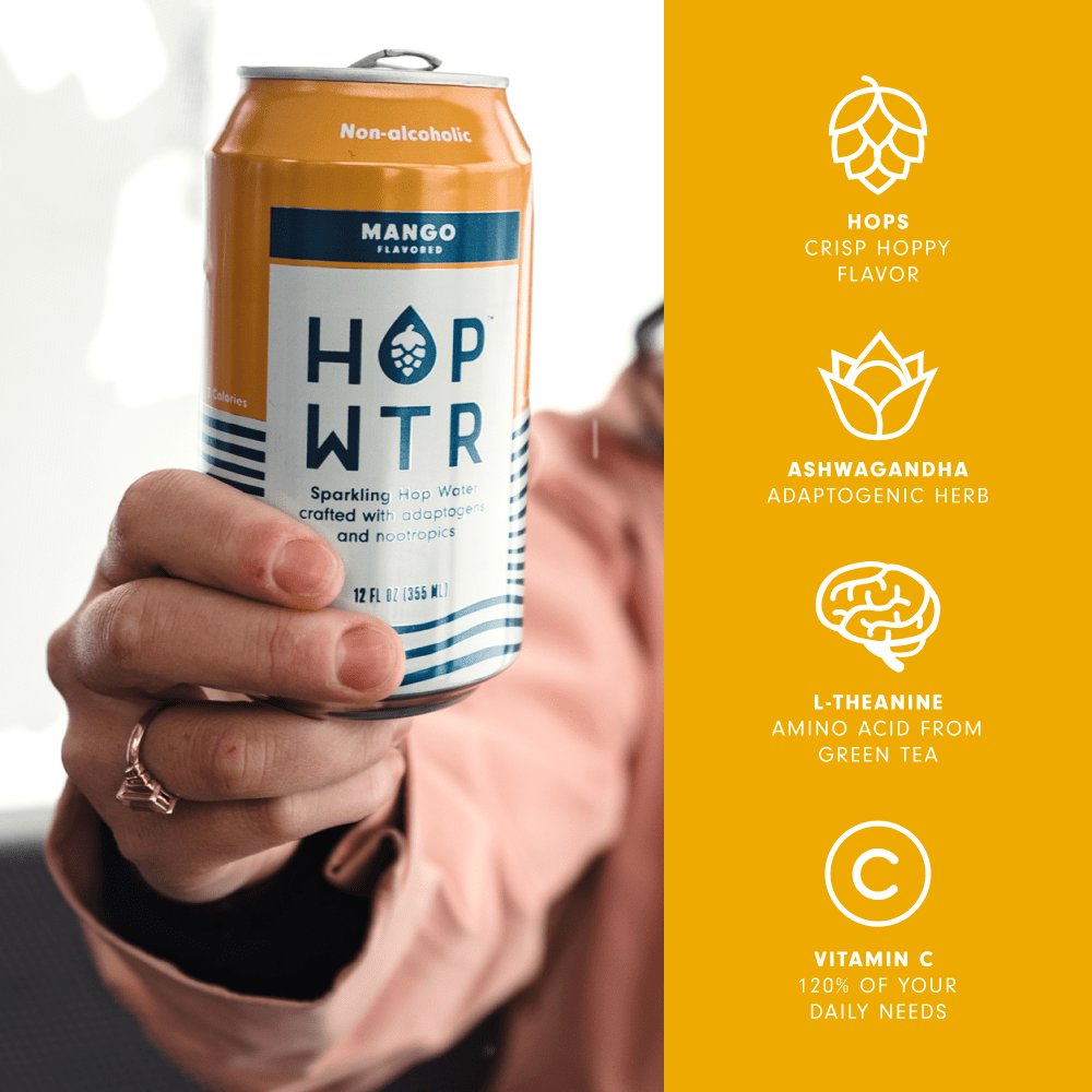 HOP-WTR 12 Pack Mango