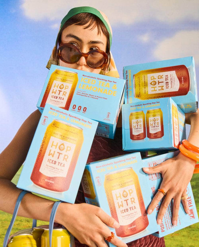HOP-WTR 12 Pack NEW Iced Tea & Lemonade | 12-Pack | Pre-Order