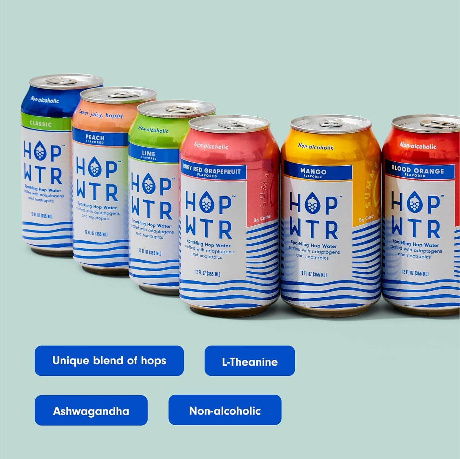 HOP-WTR 12 Pack Party Pack | Amazon Exclusive 12-Pack