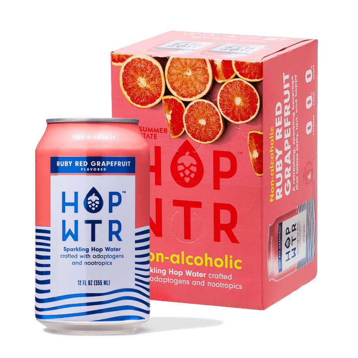 HOP-WTR 12 Pack Ruby Red Grapefruit