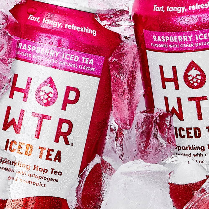 HOPWTR 12 Pack 12-pack Raspberry Iced Tea 12-pack
