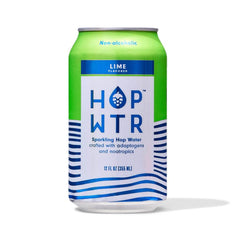 HOPWTR Lime non-alcoholic sparkling hop water can