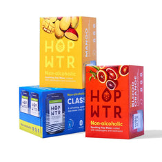 HOPWTR OG Bundle with Mango, Classic, and Blood Orange 12-pack boxes