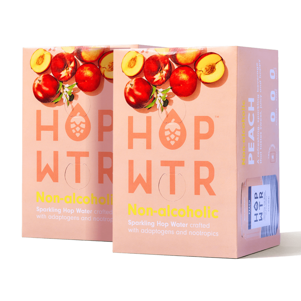 HOP WTR 12 Pack Peach