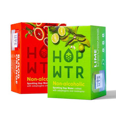 HOPWTR Taste of Citrus Bundle with Blood Orange and Lime 12-pack boxes
